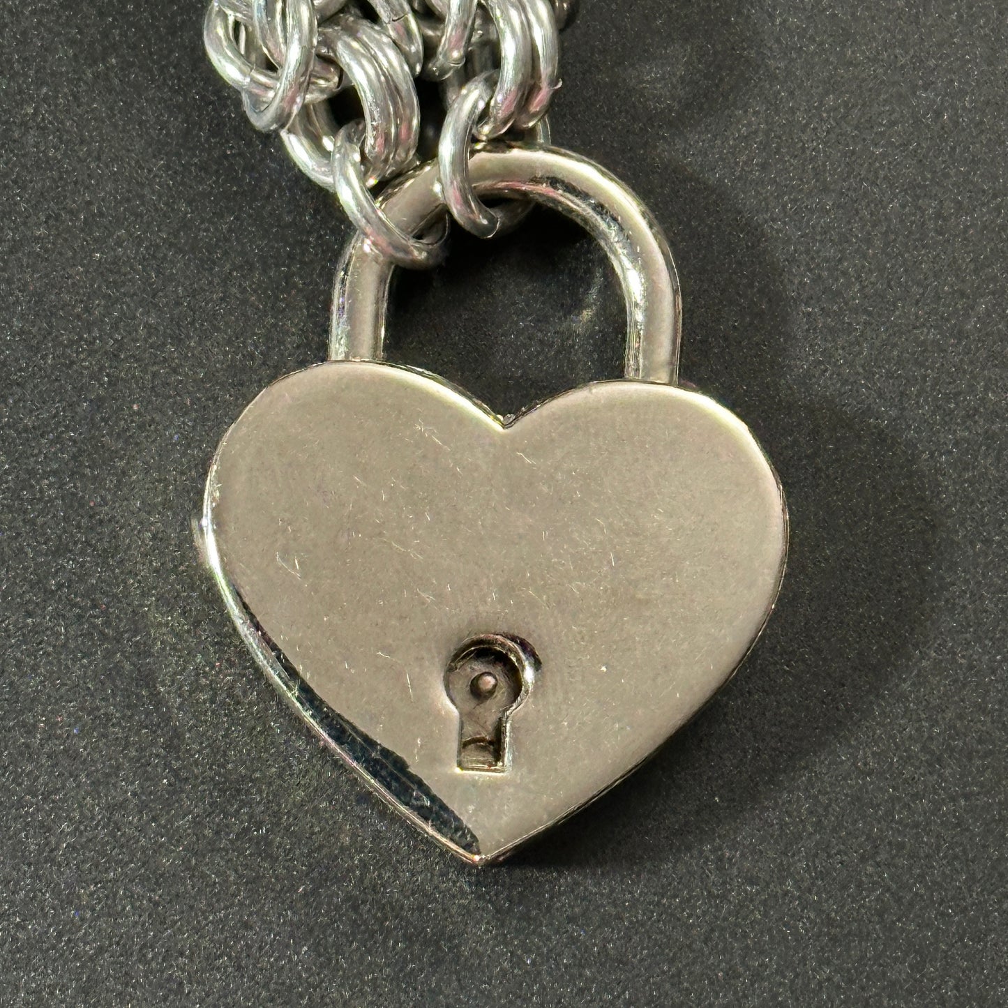 Byzantine Necklace with Heart Lock